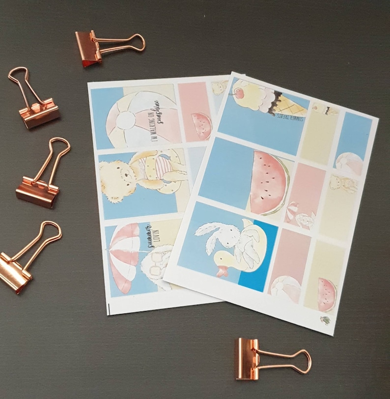 Summer Planner Stickers