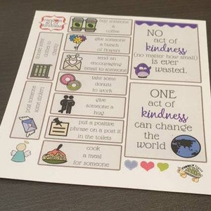 Autocollants de gentillesse #017- Erin Condren, Happy Planner, Filofax, Kikki K