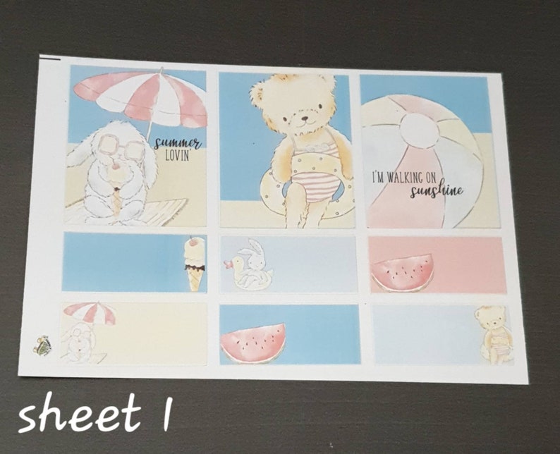 Summer Planner Stickers
