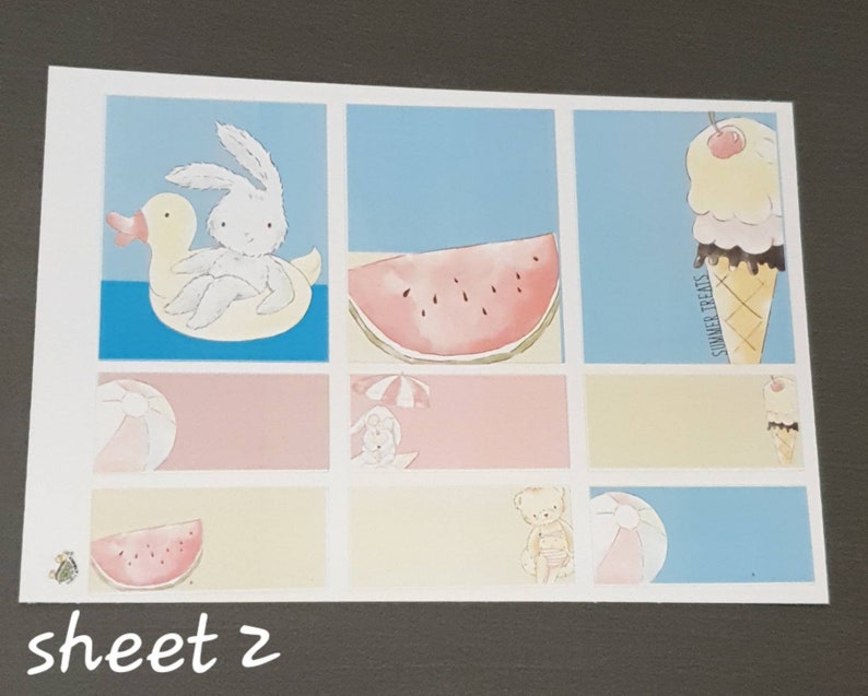 Summer Planner Stickers