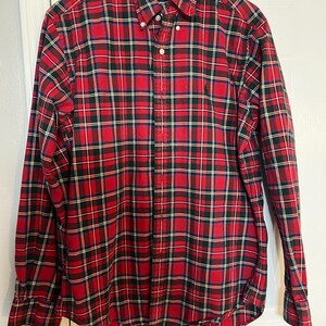 Vintage Ralph Lauren Flannel Button Down - size Large