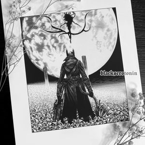 Moon Presence Print | Bloodborne, Dark Souls, Sekiro, Soulsborne, From Software, Miyazaki