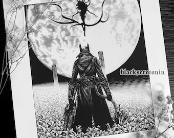 Moon Presence Print | Bloodborne, Dark Souls, Sekiro, Soulsborne, From Software, Miyazaki