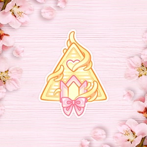Kawaii Midsommar Fire Temple Sticker | Hereditary, Midsommar, A24, Ari Aster, Horror