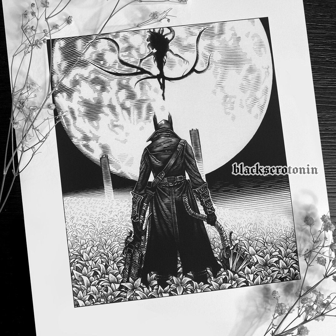 Buy Moon Presence Print Bloodborne, Dark Souls, Sekiro, Soulsborne, From  Software, Miyazaki Online in India