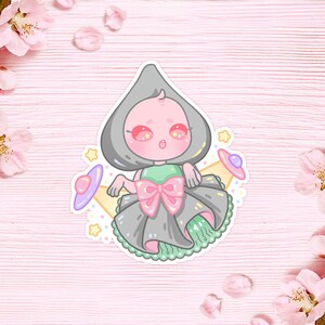 Kawaii FLATWOODS MONSTER Cryptid Sticker | Mothman, Alien, Flatwoods Monster, Nessie, Bigfoot, Nightcrawlers