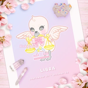Impression Balance Kawaii | Astrologie, Taureau, Lion, Bélier, Verseau, Cancer, Capricorne, Gémeaux, Balance, Sagittaire, Scorpion, Gémeaux, Vierge