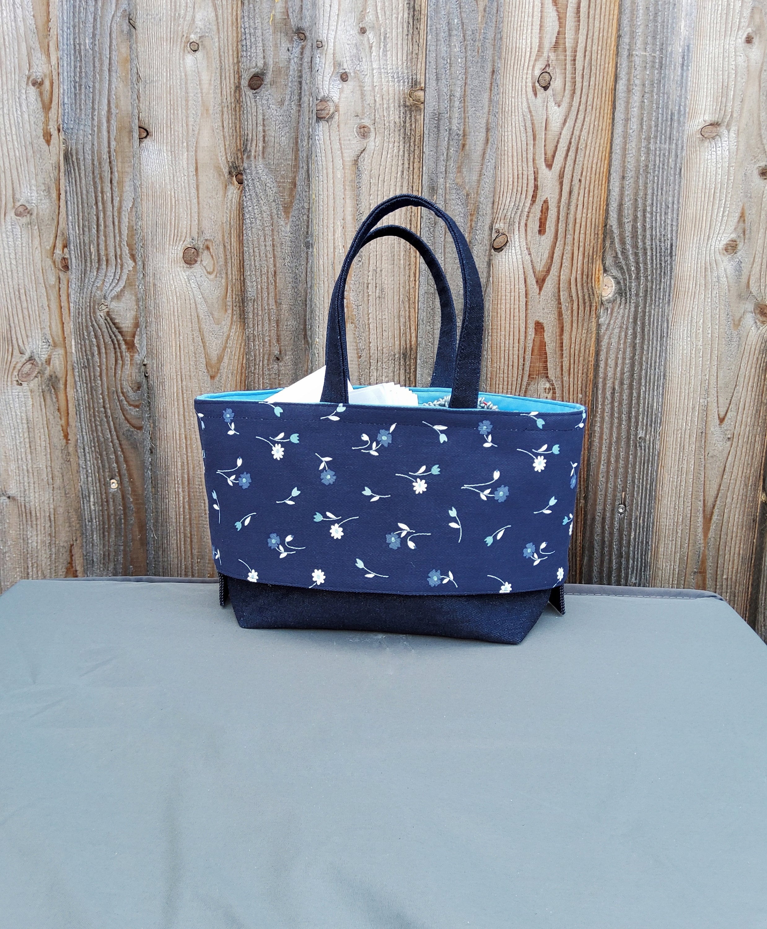 Knitting Project Bag Sewing PATTERN Slide Down Bag Project Etsy