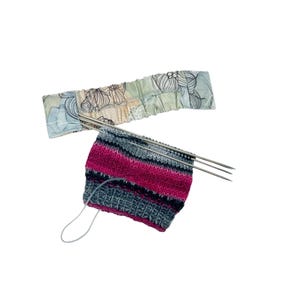 20 cm, 8 inch needle holder, needle holder, needle holder, DPN holder, needlecosy, needlecosie needle holder garage