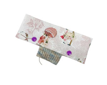 Étui à aiguilles 15 cm • acufactum • Rose Kisses • Porte-aiguilles, porte-aiguilles à double pointe, étuis à aiguilles, protection pour aiguilles, étui à aiguilles, coffre à aiguilles