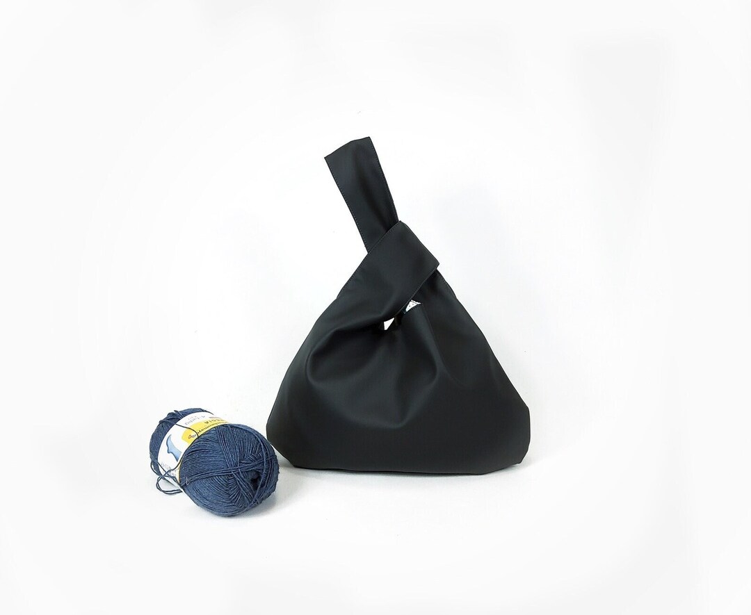 Japanese Knot Bag Knot Bag Knitting Project Bag Knot Bag Etsy