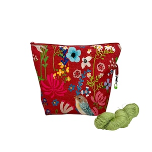 bag with zipper, cosmetic bag, cosmetic pouch, project bag, sock bag, zipper bag