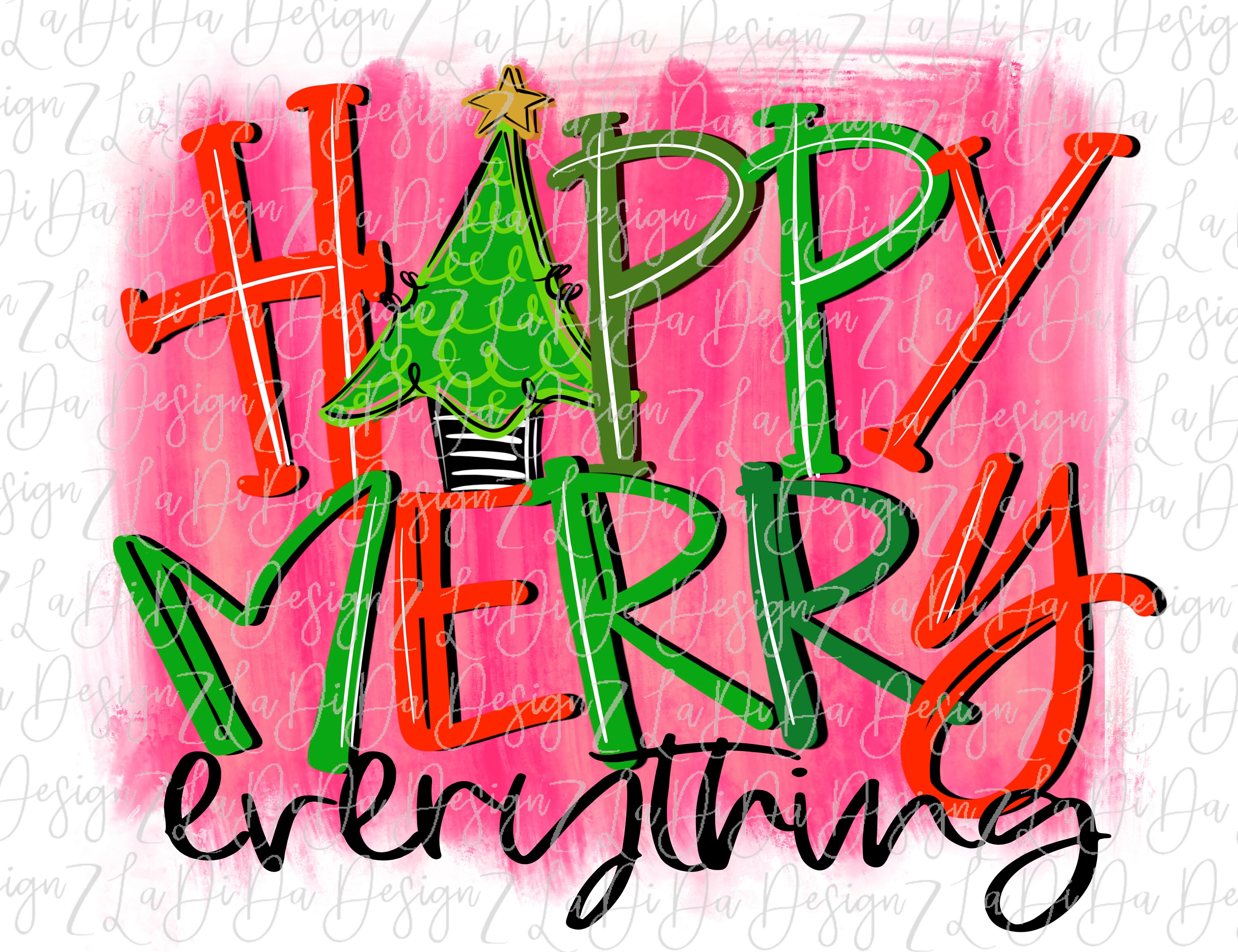 Merry Everything Christmas Card 