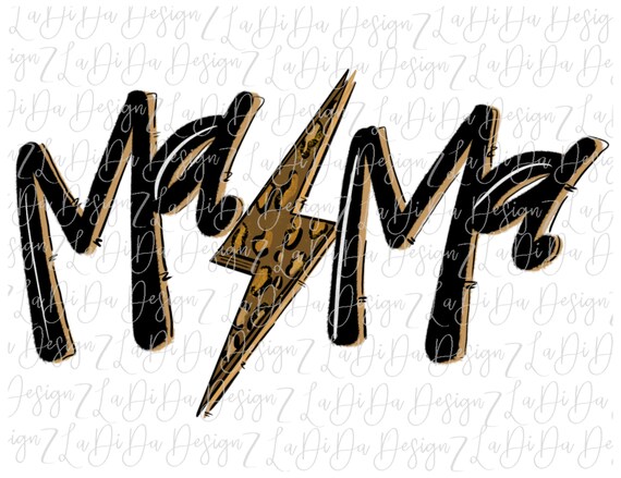 Mama shirt with lightning bolt Clearance