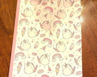 ERROR Notebook | Unicorn Notebook | Pink Unicorn with Ice Creams, Rainbows and Donuts | 6x9 Lined | 120 Pages | ERROR See Description