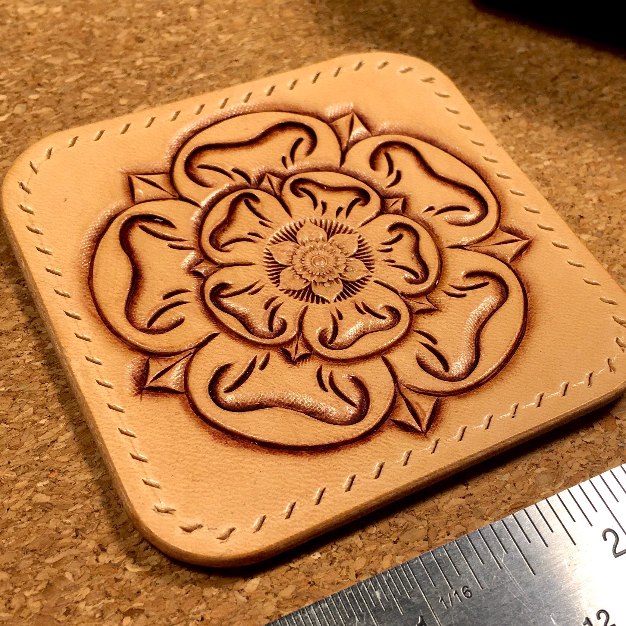 Leather Tooling / Carving Patterns / Stencils. Tudor / Etsy Leather Tooling / Carving Patterns / Stencils. Tudor / Etsy