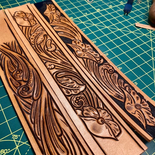 Belt Leather Tooling Pattern Etsy