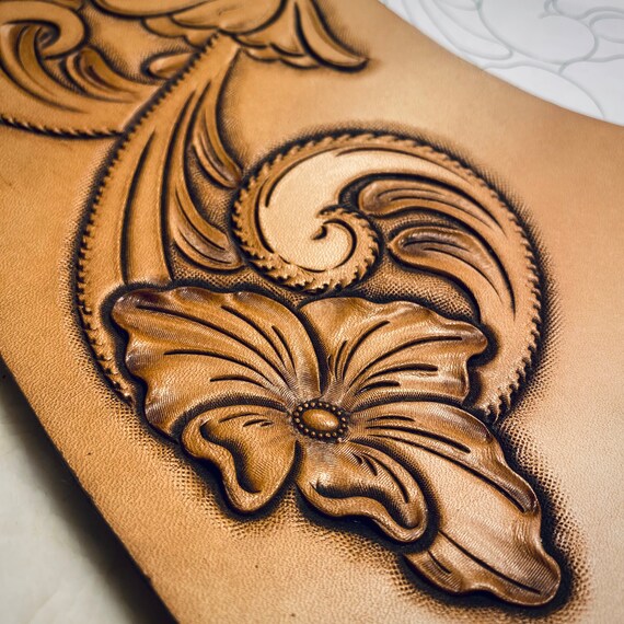 Floral Number 8 Leather Tooling Pattern – Sheridan Western Design