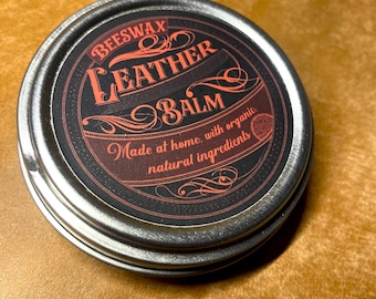 Natural Beeswax leather balm