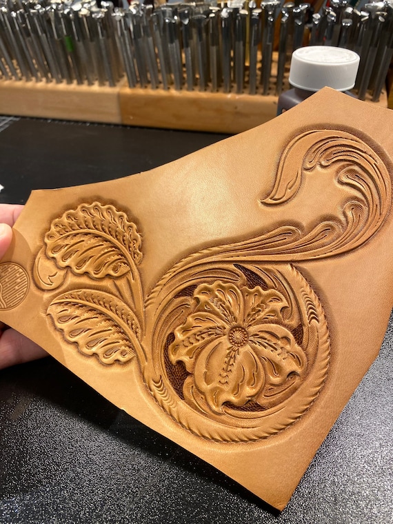 Leather Tooling Carving Patterns Stencils. Sheridan Floral