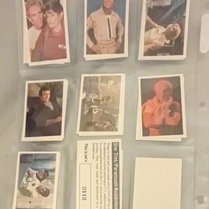 Vintage 1974-87 Star Trek Rodenberry-prima 16-CARD promoset #2112 NM/MT