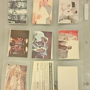 Vintage 1974-87 Star Trek Rodenberry-prima 16-CARD promoset #2118 NM/MT