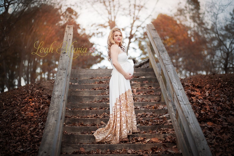 White And Gold Dress Plus Size Bridesmaid Dress Gold Etsy