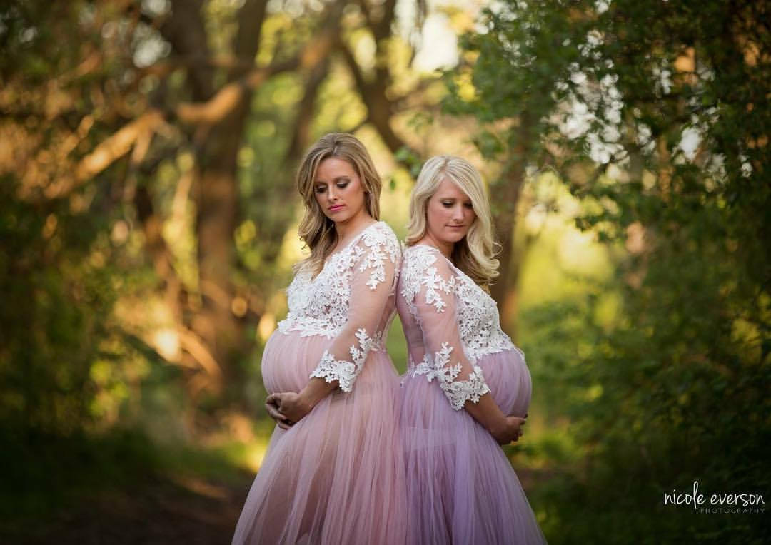 Pink Maternity Gown Lace Maternity Dress for Photo Shoot Etsy