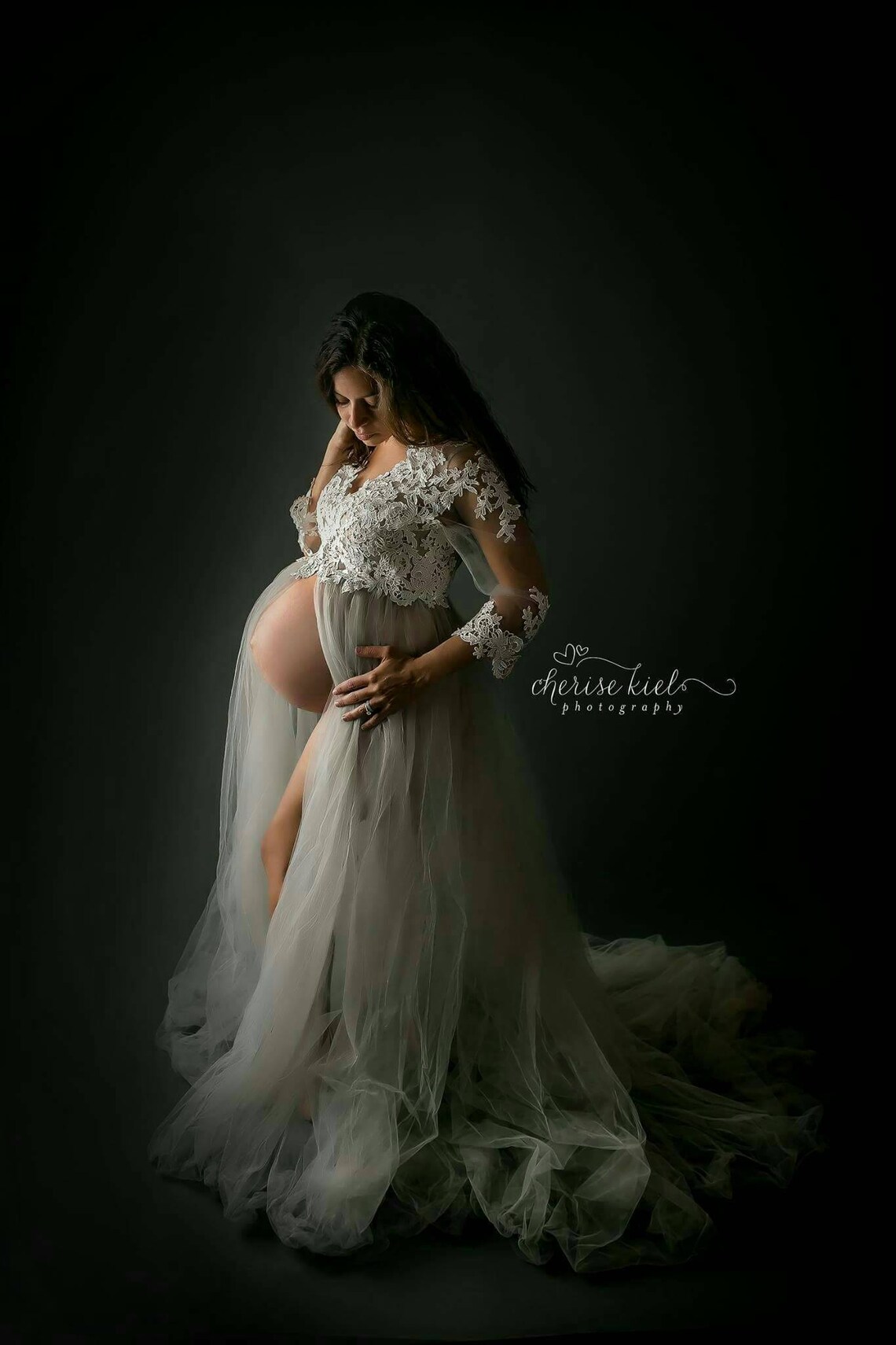 Pink Maternity Gown Lace Maternity Dress for Photo Shoot Etsy