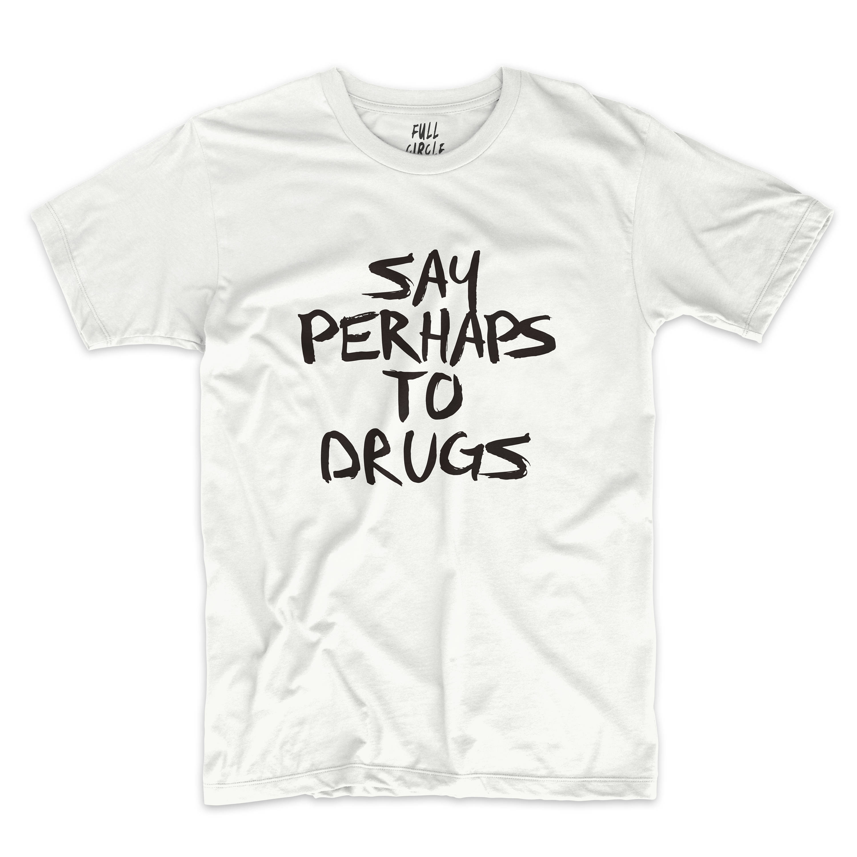 Say Perhaps To Drugs T Shirt Womens Graphic Tee Logo Tshirt Etsy