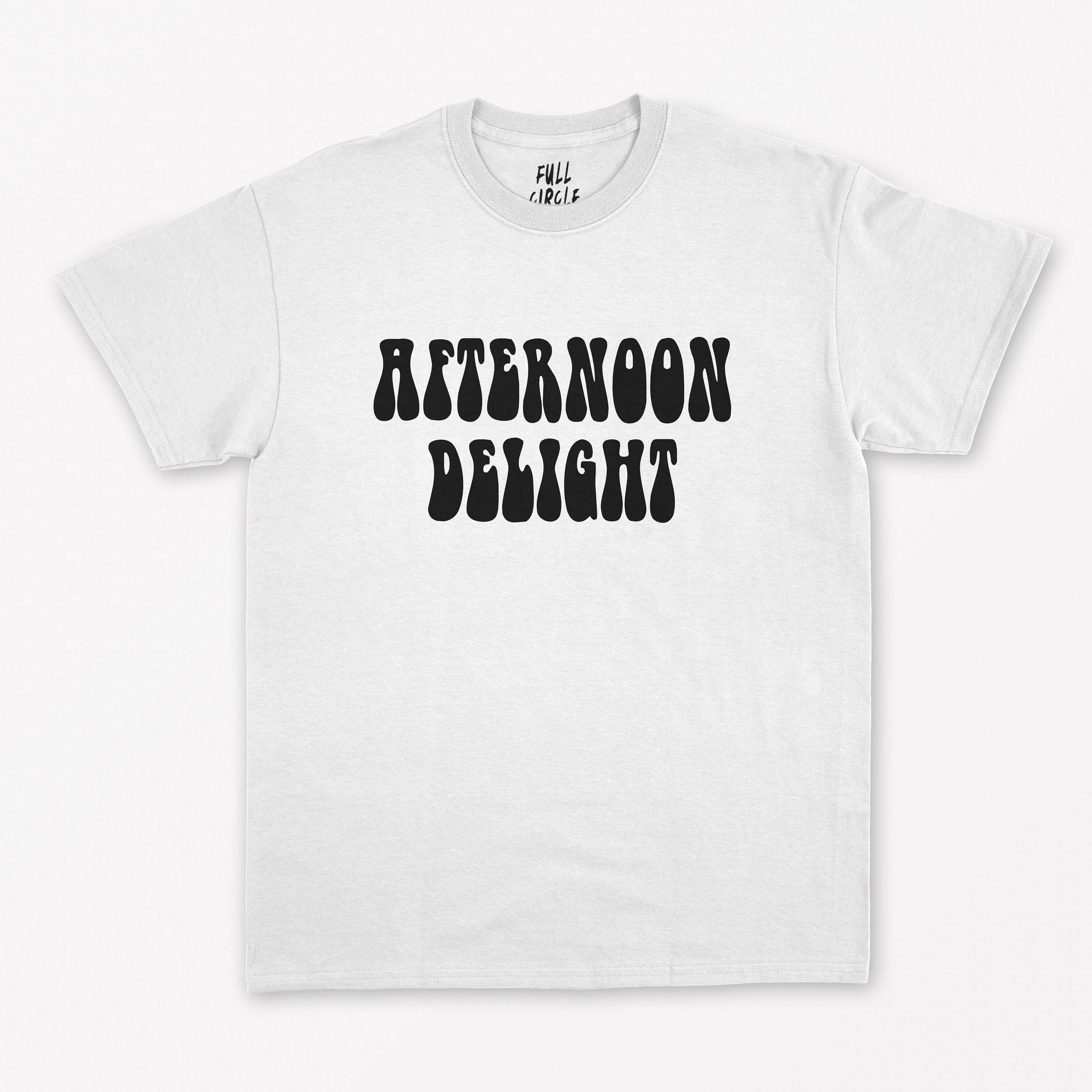 Discover Afternoon Delight T Shirt - Women's Shirt 60's hippy woodstock Vintage Graphic Tee Band Slogan Top hipster kawaii feminist grunge goth 1990s