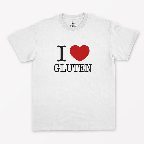 I Love Gluten T Shirt Pizza Shirt 