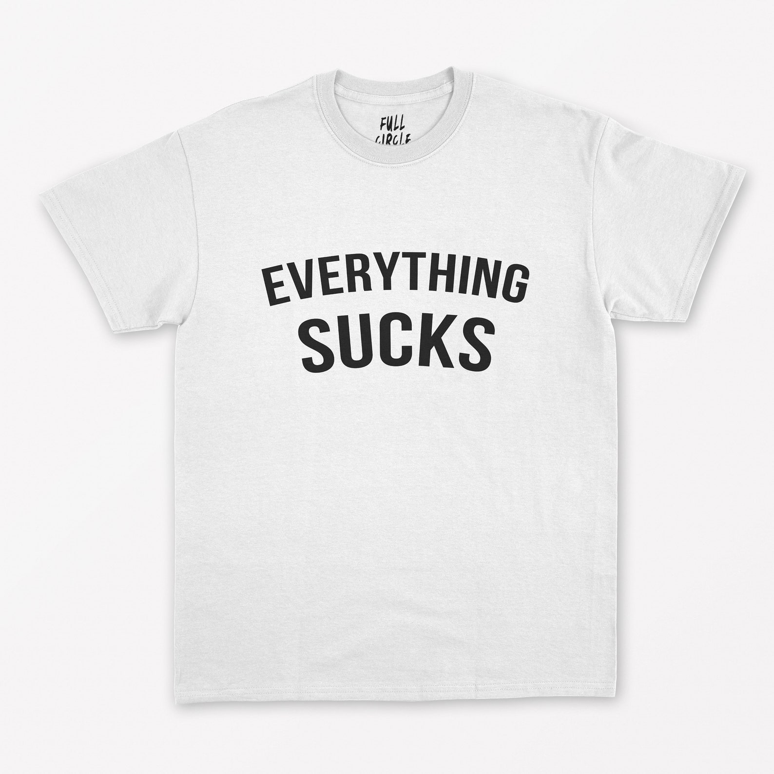Everything Sucks T Shirt Girls Graphic Print Tee | Etsy