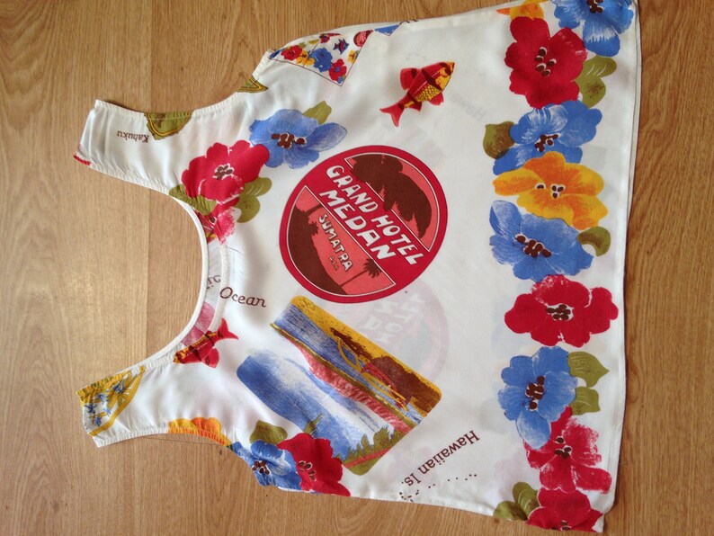 DUBIS vintage 1980/'s colourful vest top