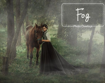 Fog Overlays, Smoke, Photoshop overlay, Realistic Fog,  Mist Overlays, Clouds Effect, 45 JPG files