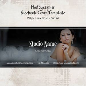 Facebook Timeline Cover Template, Photographer Facebook Cover, Timeline Cover, marketing, timeline template, Facebook Banner, Photographer