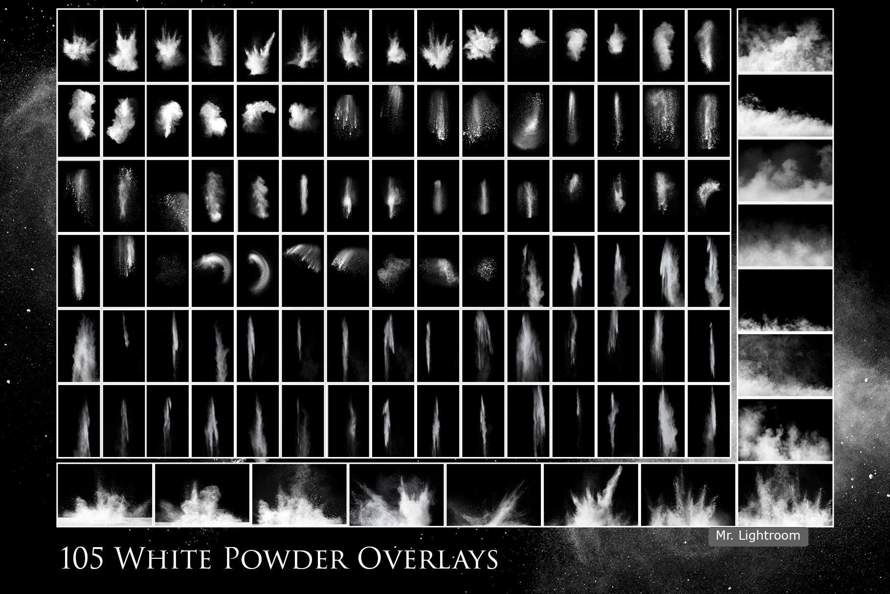 105 White Powder Explosion Overlays, Paint Holi, Photography Prop ...