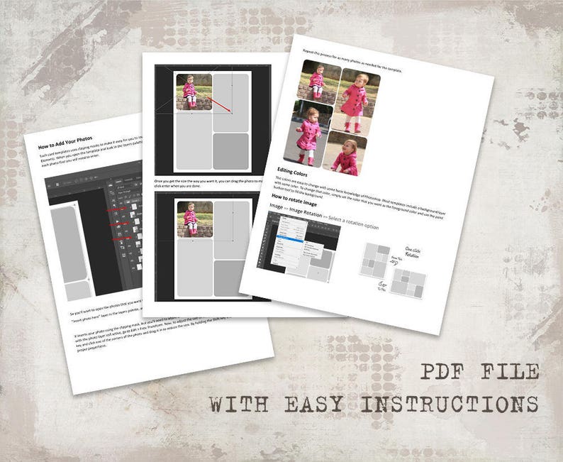 Storyboard Templates 12x12 Photo Book Photo Collage Etsy