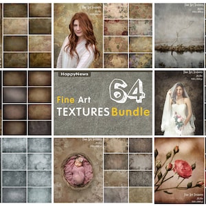 45% OFF Fine Art Textures Bundle 64 Photo Overlays, Photo editing, Textures, Flower Background, Digital Papers, Old Effect, Scrapbooking