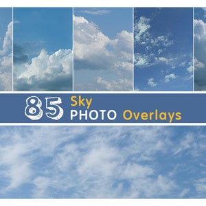 85 Sky Overlays, Cloud Overlays, Photography Overlays, Photoshop Overlays, Photoshop skies,  photo overlays, digital sky, wedding overlays