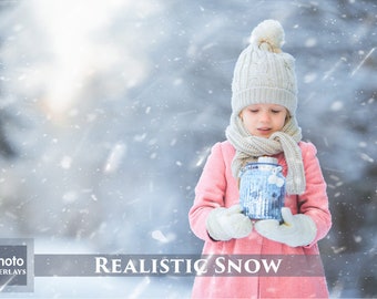 Realistic Snow Photo Overlays, PNG files, Snow Textures, Winter overlay, Christmas overlay, Photography Overlay photo editing