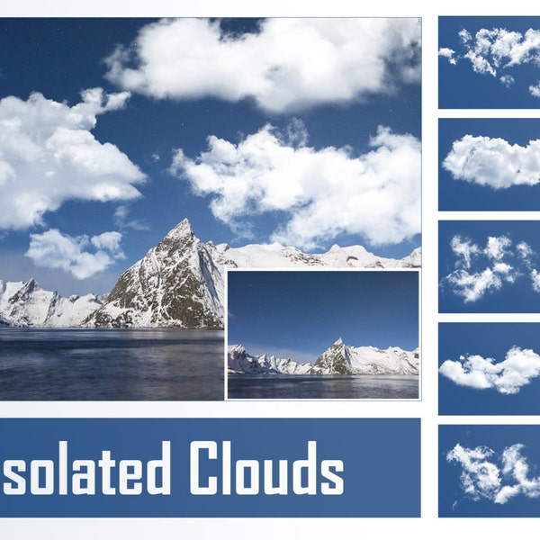 Sky Overlays, Cloud Overlays, Isolated Clouds, Photography Overlays, Photoshop Overlays, photo overlays, digital sky, wedding overlays