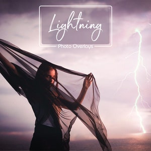 65 Lightning Overlays, PNG, Storm Sky, Cloud Overlays, Photoshop skies, Digital sky, Storm, Dramatic, Lightning bolt, Lightning strike