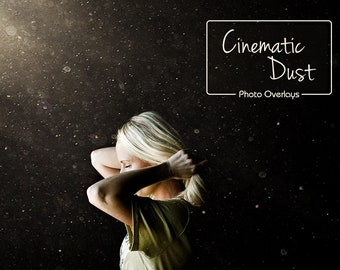 97 Cinematic Dust Overlays, Floating dust, Photography Prop, Dust Particles Effect, Sparkling dust, Lights, Ray, Bokeh, digital backdrop