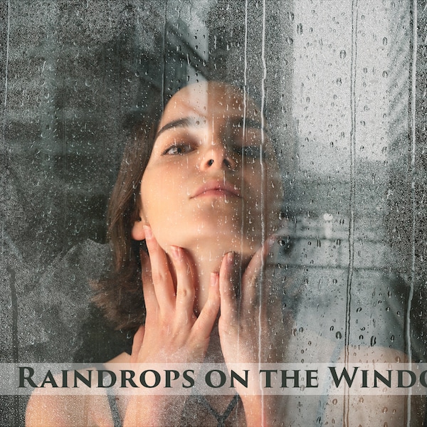 Raindrops on the Window Overlays, 70 Png and JPG, Realistic Rain, Water Drops on the glass, rainy day, Rain effect, Water, Rainy Backgrounds