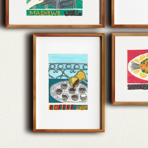 Libanesischer Kaffee Kunstdruck Poster