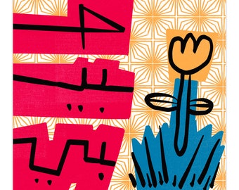 Habibi Card - Arabic Birthday Card Congrats Love You