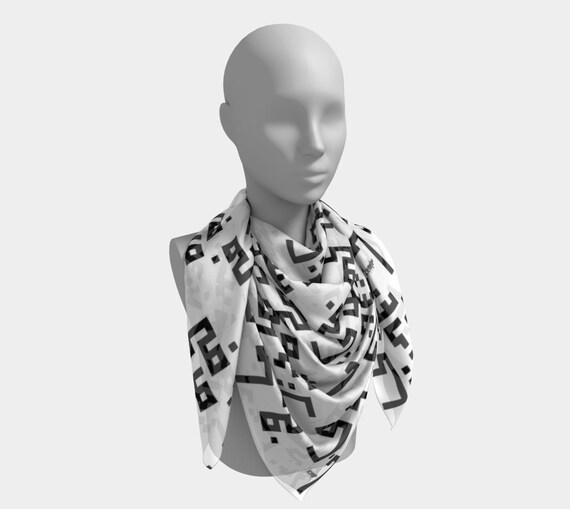 Shufi Mafi Square Scarf Arabic 