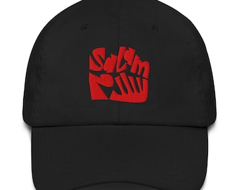 Salam Salam Arabische Kalligraphie Bestickte Baseballkappe | Chino Baumwolle Dad Hat