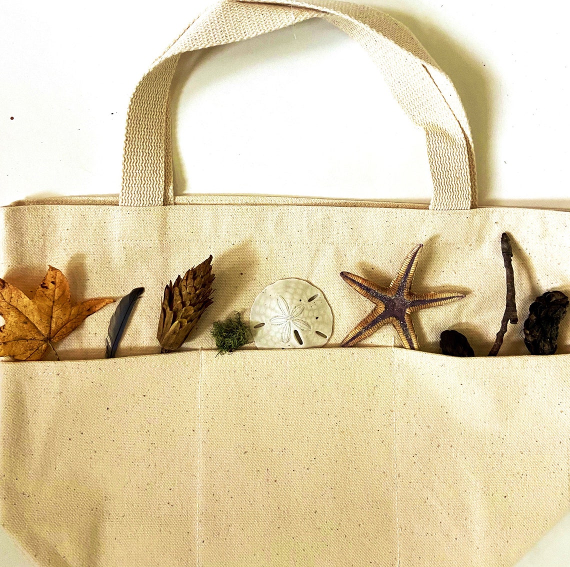 Nature Bag With Pockets Kids Nature Collection Bag Etsy Australia